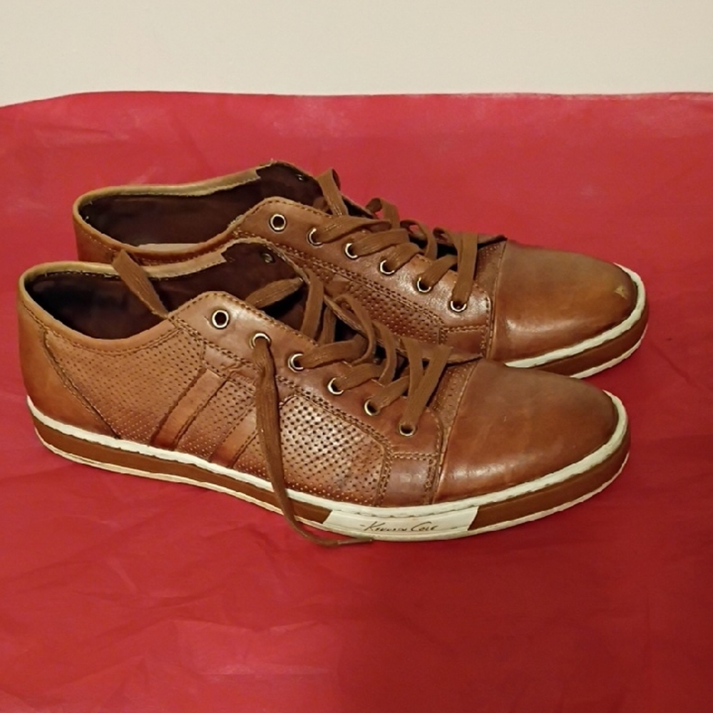 Reaction Kenneth Cole Brown Leather Men's Loafers